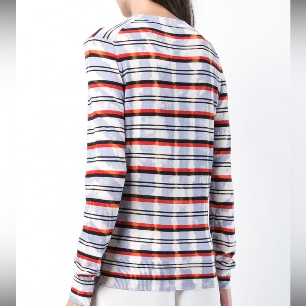 Proenza Schouler Striped Multicolor Long Sleeve Top, XS - Picture 3 of 9